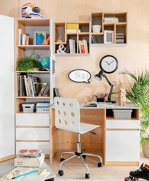 biurko-nandu-100-cm-z-szuflada-i-polka-szary-dab-polski-slargeb